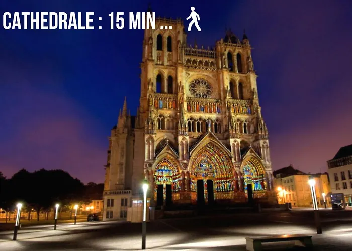 Le Romantique, Spa, écran Cinéma, Lit King Size, Day Use, 10 Min Centre * Amiens