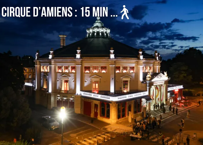 Le Romantique, Spa, écran Cinéma, Lit King Size, Day Use, 10 Min Centre Amiens